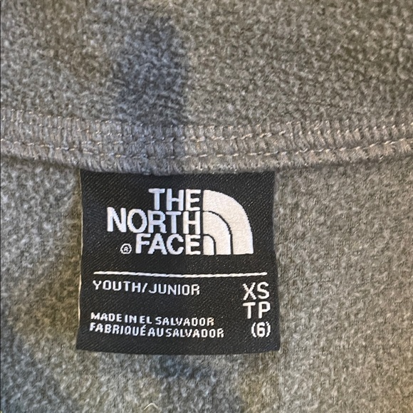 The North Face Yellow and Black Fleece Pullover - Picture 4 of 6